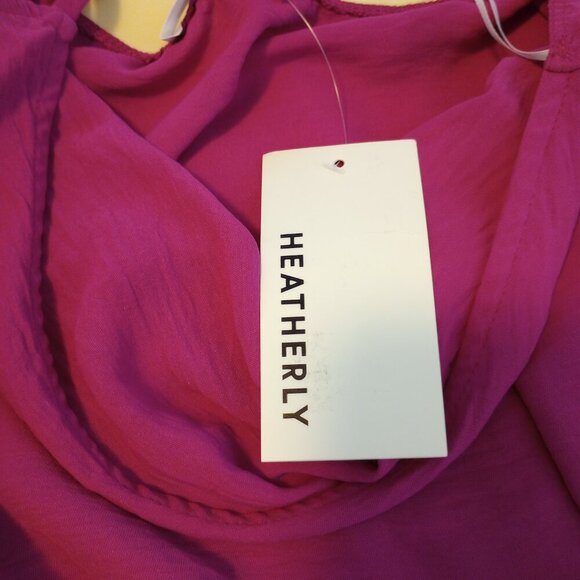 Heatherly Pink Fuchsia Strappy Bodyshirt - Picture 10 of 11